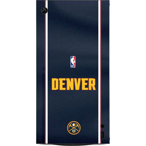 NBA Denver Nuggets Jersey XBox Series X Digital Edition Console Skin